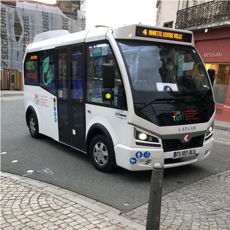 Mini Bus Electrique JEST électrique Groupe HCI